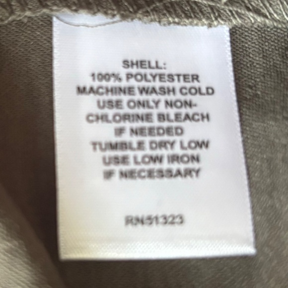 Halogen Wrap Leg Pants with Open Sides - Grey Beluga - Size Small - Picture 9 of 9